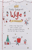 Christmas Card for Wife - Sketch Design