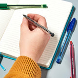 TriGrip Ballpoint Pens - Assorted Colours Pack of 10 | Comfortable Grip for Smooth Writing