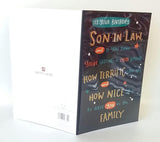 Son-in-Law Birthday Card How Terrific You are
