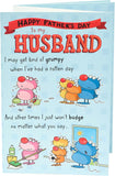 Grumpy Husband Funny Father's Day Card