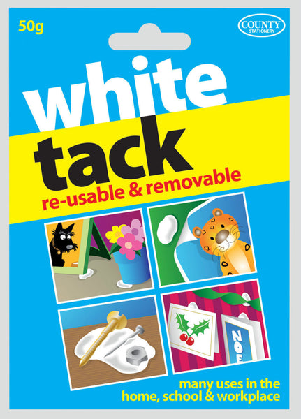 White Tack – Reusable & Removable Adhesive Blu Tac for Easy Mounting