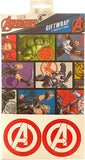 Marvel The Avengers Hero Gift Wrap 2 Sheets & 2 Gift Tags
