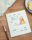 Disney Winnie The Pooh Baby Boy Congratulations Card