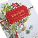Hallmark Boxed Christmas Card for Someone Special - Classic Seasonal Foliage Design