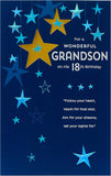 Sentimental Design 18th Birthday Card for Grandson