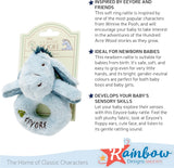 Rainbow Designs Classic Eeyore Ring Rattle, White