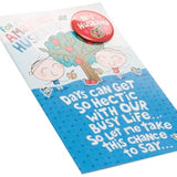UK Greetings Birthday Card for Husband - Sweet Design with Badge