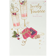 Fianc�e Christmas Card for Her - Christmas Card for Fianc�e - Christmas Card for Her - from Fianc� Christmas Card