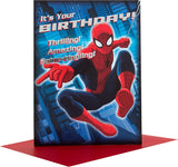 Spiderman Birthday Card 'Zip Zoom Wow'Extra Large