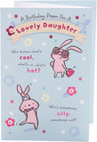 UK Greetings Birthday Card for Daughter - Pop-Up Design With Poem