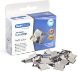 Rapesco Supaclip 60 Kit Dispenser & 100 Stainless Steel Refill Clips