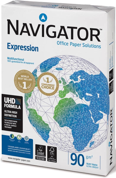 Navigator Expression A3 Paper – 90gsm, 500 Sheets – High-Performance Paper for Crisp Printing