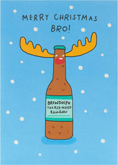 Brewdolph. Reindeer drinking beer-Brother (60)
