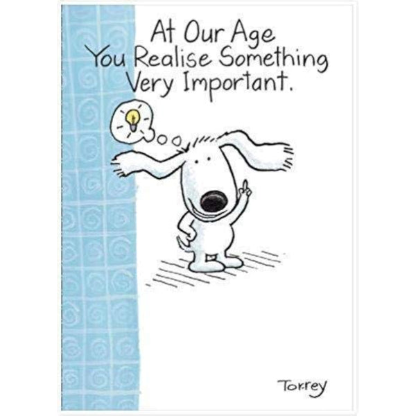 Realise Something Important Birthday Card