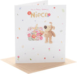 Boofle Birthday Card for Niece - Cute Design