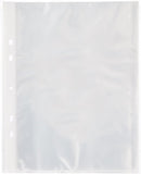 Tiger A5 strong transparent poly punched pockets x 20 sleeves/wallets