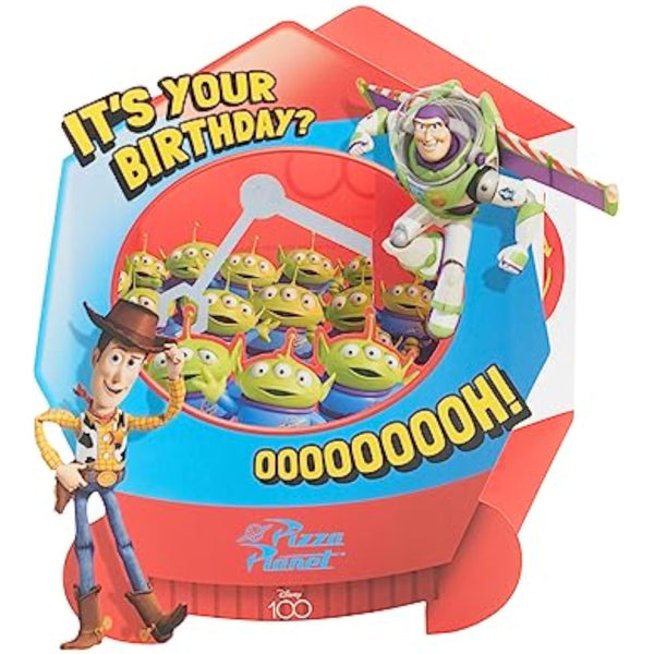 Disney Toy Story Grabber Machine Design Woody & Buzz Birthday Card