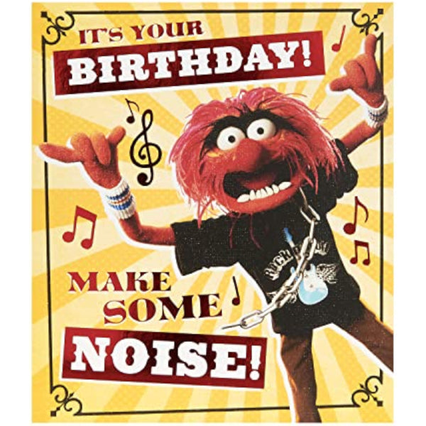 The Muppets Animal Design Birthday Card