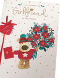 Boofle Christmas Card for Girlfriend - Cute Design