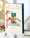 Boofle Embellished Extra-Special Mum & Dad Cute Christmas Greeting Card