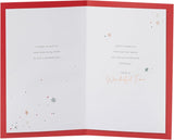 UK Greetings Christmas Card for Both of You - Stockings Design