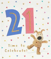 Boofle 21st Birthday Card