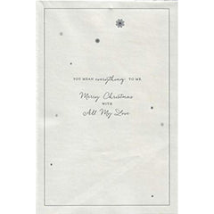 For My Wife at Christmas Card
