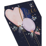 Beautiful Balloons Design Niece Birthday Card