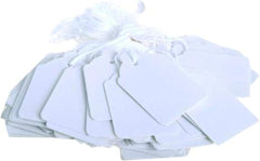 28 x 43mm White Strung 10 Tags