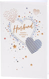 UK Greetings Father's Day Card for Husband - Love Heart Design