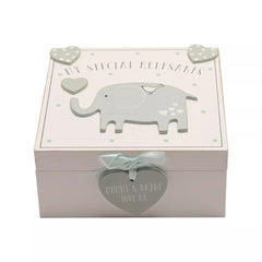 Petit Cheri My Special Keepsake Box 16cm x 16cm - Blue
