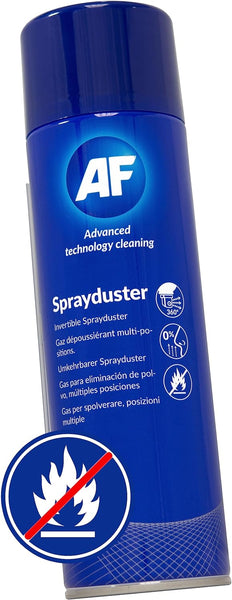 AF Professional Non Flammable Invertible Spray duster / Air Duster Compressed Gas Can Spray � For Office PC Cleaning / Keyboard Dust Cleaner / Industrial electronics / Fans etc. - 200ml, SDU200D
