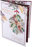 Hallmark Boxed Christmas Card for Husband - Traditional Season Foliage Design, 25575207, Multicoloured