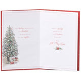 UK Greetings Christmas Card for Husband - Cosy Festive Scene Design