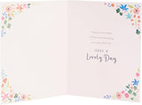 UK Greetings Birthday Card for Niece - Bright Floral Design