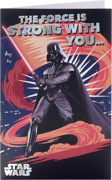 Star Wars Darth Vader Birthday Card for Him/Boy