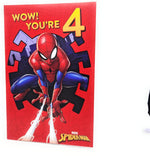 Marvel Spiderman 4th Birthday Card
