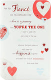 Passionate Design Fiancé Valentines Day Card