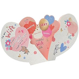 Pop-Up Heart Design Wife Birthday Card