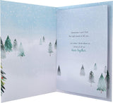 Hallmark Boxed Christmas Card for Girlfriend - Classic Winter Scene with Tree Design