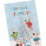Boofles Around Xmas Tree Special Family Christmas Card