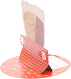 UK Greetings Valentine's Day Card For Wife - Pop Up Tea & Biscuits Design