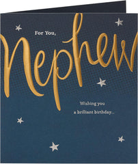 Nephew Wishing You a Brilliant Birthday Card – Fun & Joyful Greeting