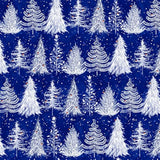 Trees Wrapping Paper 2 Sheets & 2 Tags
