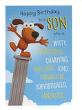 Funny Birthday Card for Son