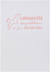 Confirmation Card For Goddaughter 'Celebrating You'