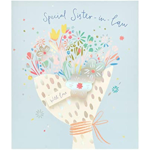 Special Design Sister-In-Law Birthday Card