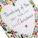 Hallmark Christmas Thinking of You Card - Traditional Illustrated Text Design, 25572119, Multicoloured