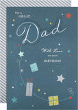 Dad Birthday Card With Love