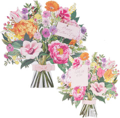 UK Greetings Mother's Day Card for Her - Beautiful Bouquet Design